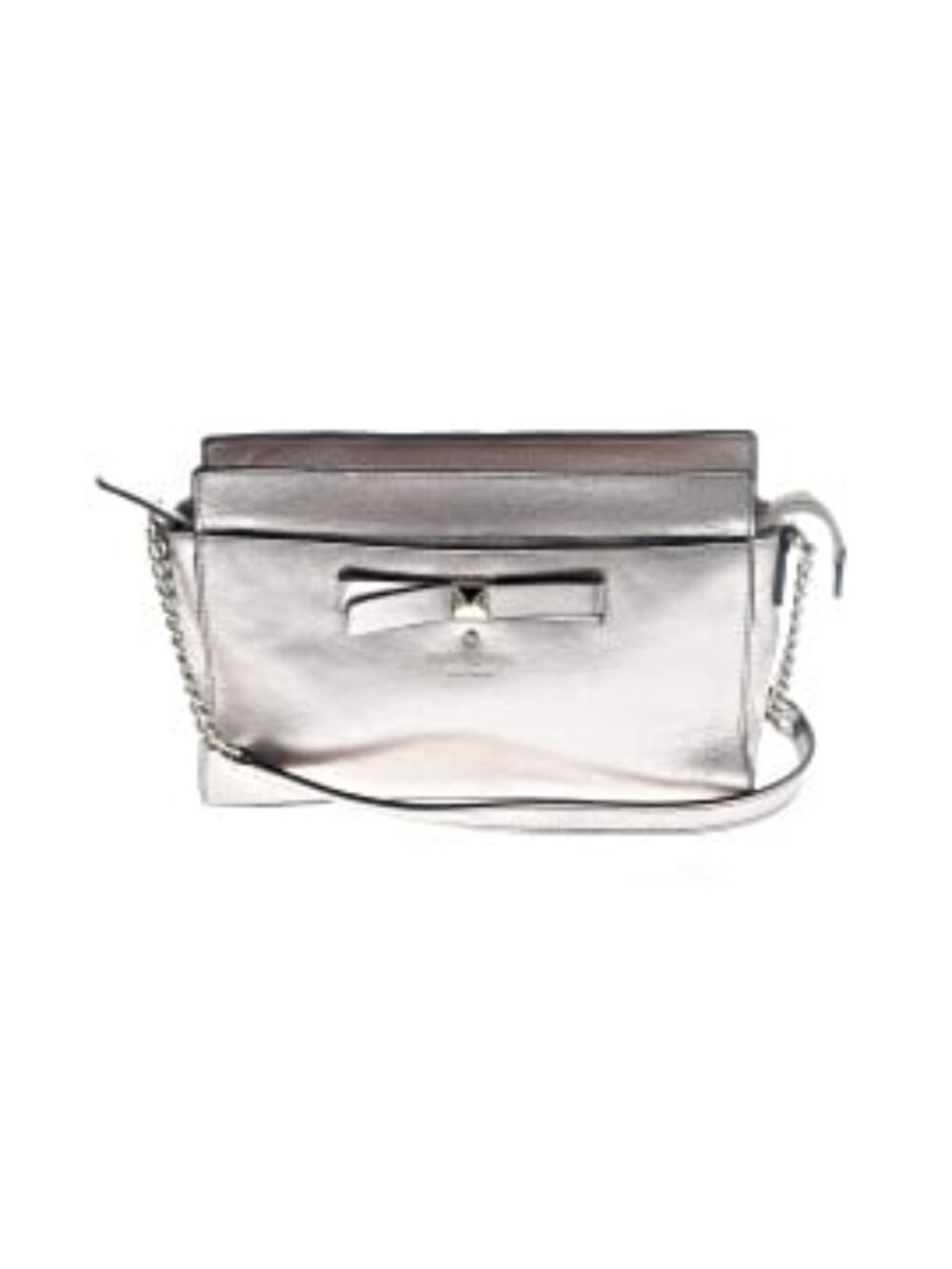 Kate Spade Metallic Rose Gold Crossbody Bag With Coa